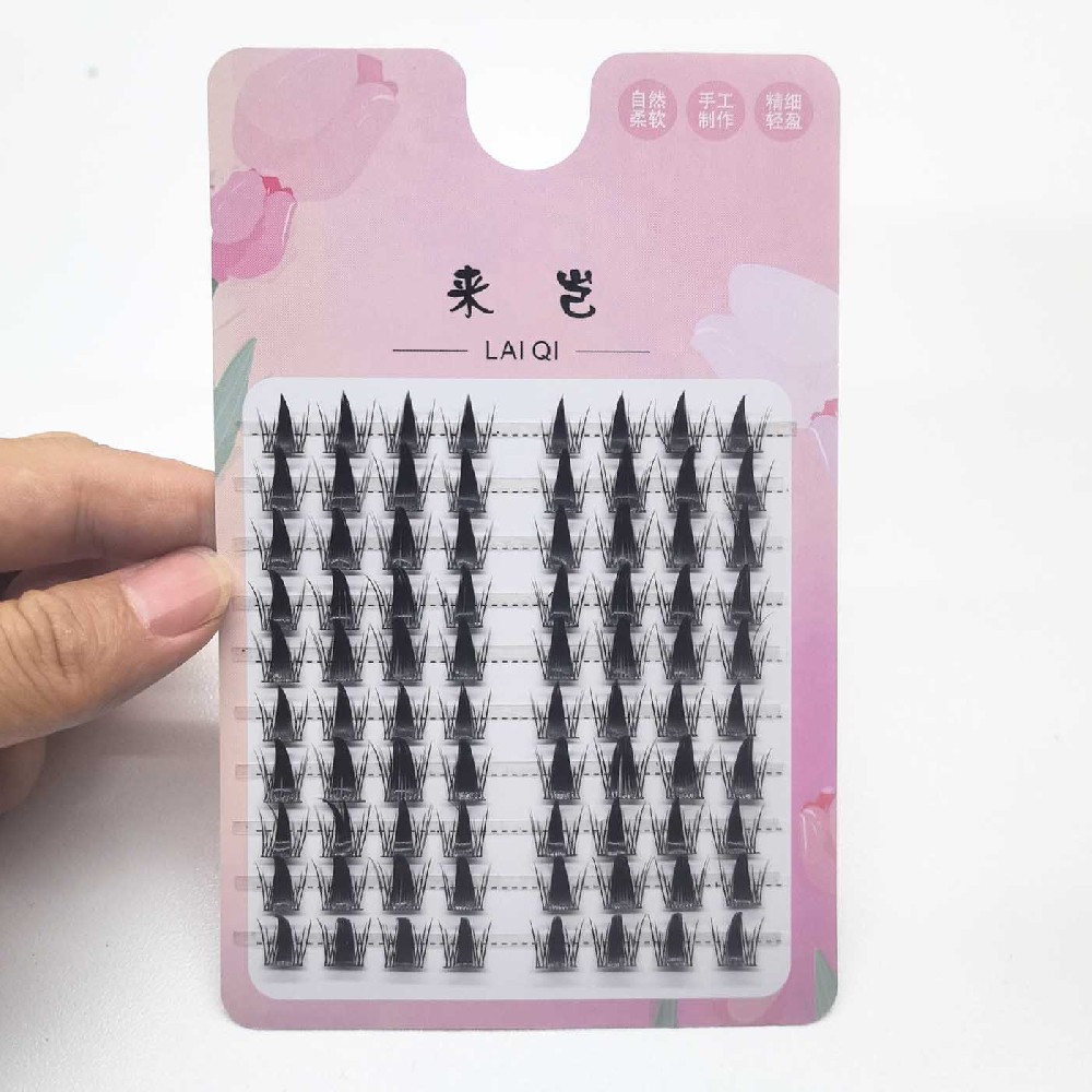 Brushed glue folding box mischievous elf false eyelashes