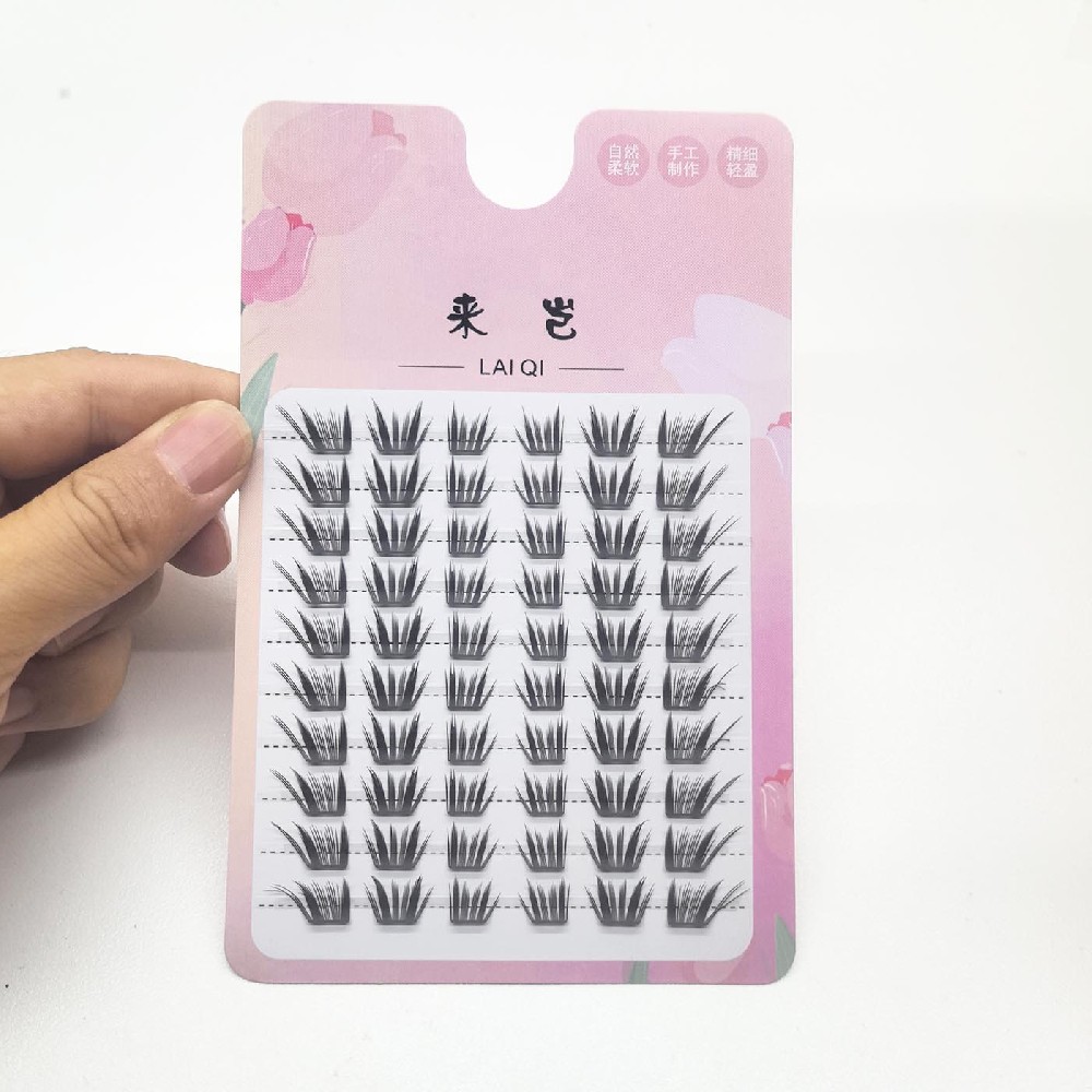 Brushed glue folding box small sheet small letter false eyelashes
